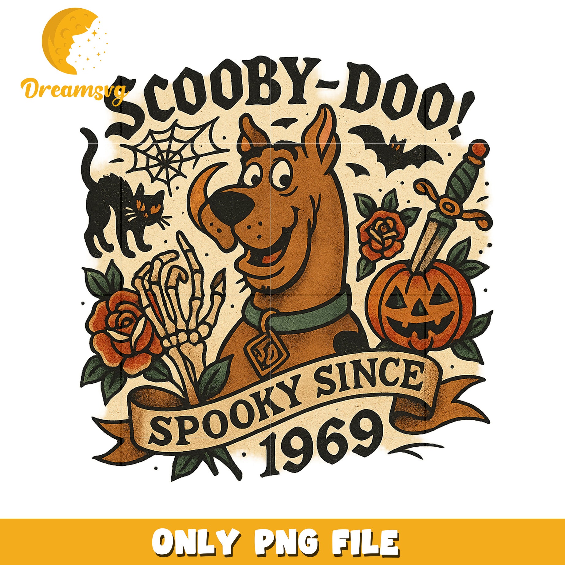 Spooky scooby doo png, scary scooby doo png, halloween scooby doo png