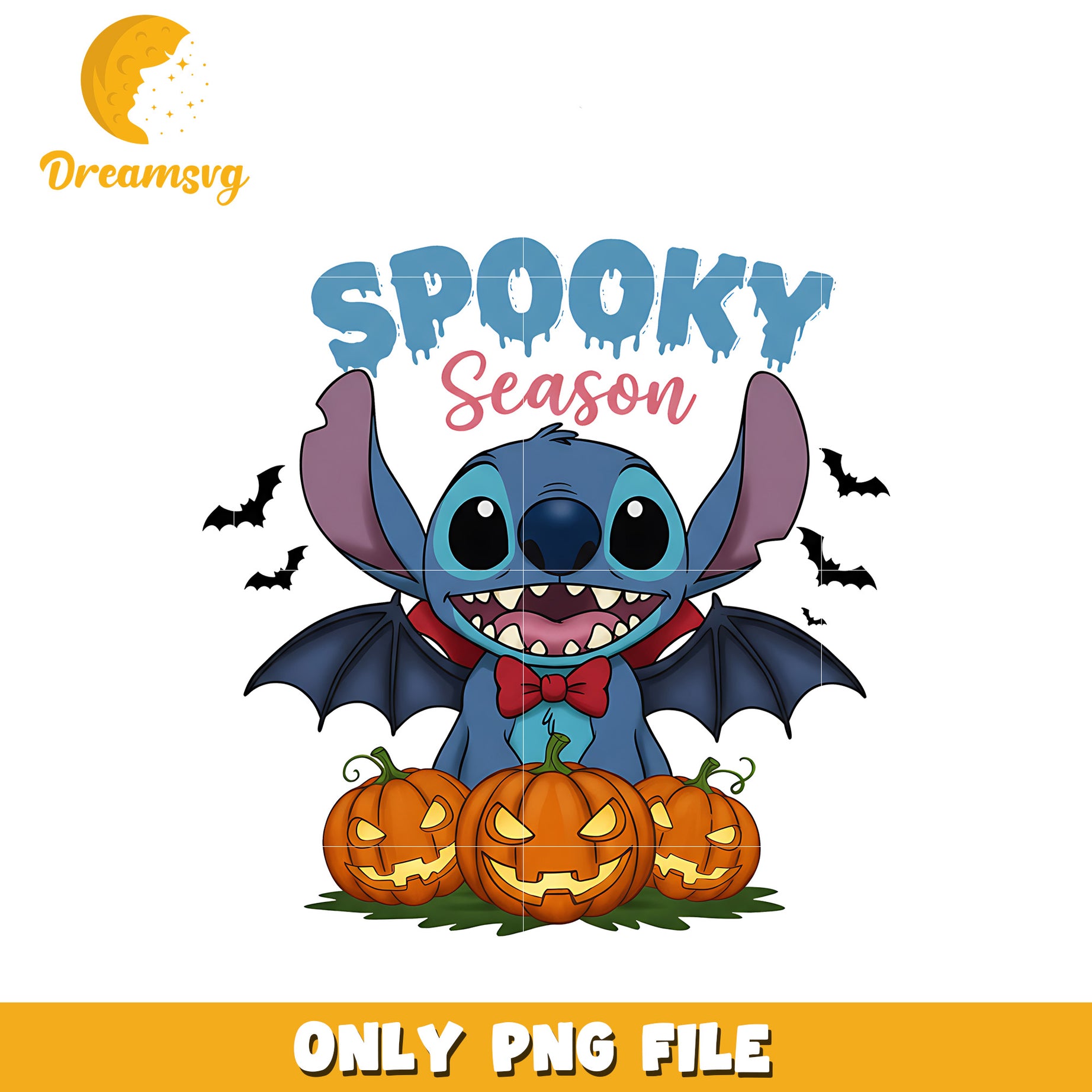 Sppoky stitch png, halloween png, halloween cartoon png