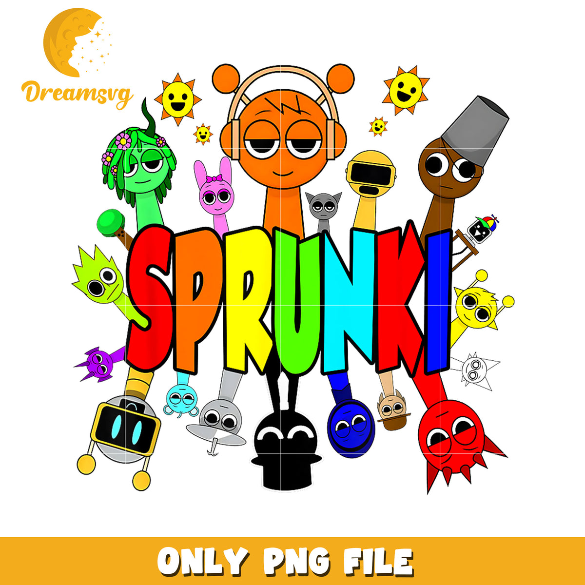 SprunKi PNG, Cartoon Characters, Downloadable Image – DreamSVG Store