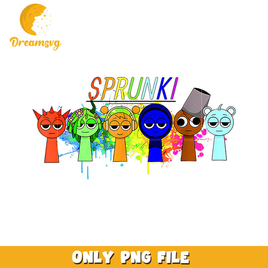 Sprunki PNG, Cartoon Characters, SVG File