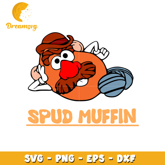 Spud Muffin SVG PNG EPS DXF Cut File