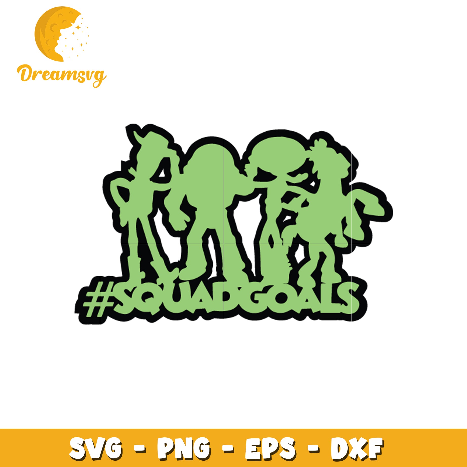 Squad Goals SVG Cut File