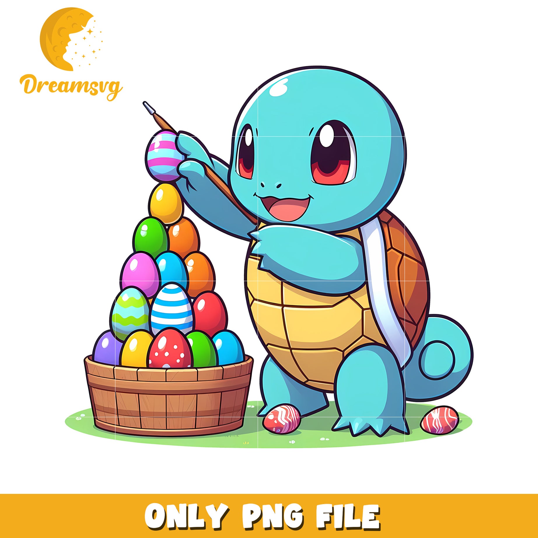Squirtle easter eggs costume png, easter eggs png, pokemon png