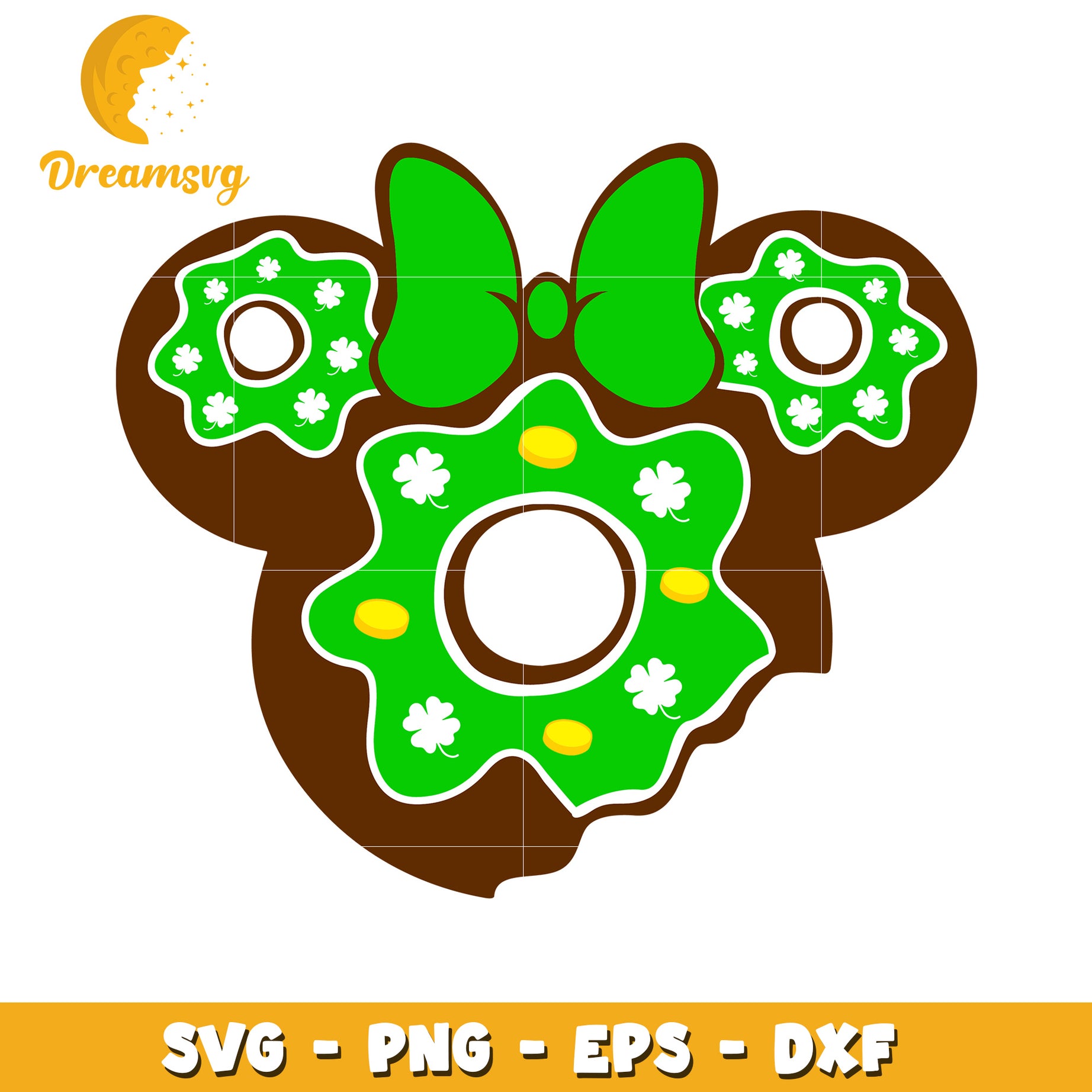 St Patricks Day Donut SVG Cut File