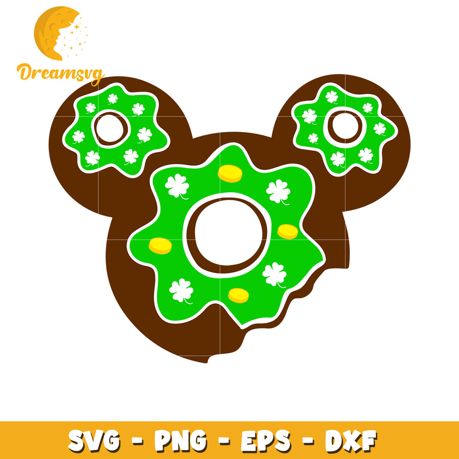 St Patricks Day Donut SVG PNG EPS DXF