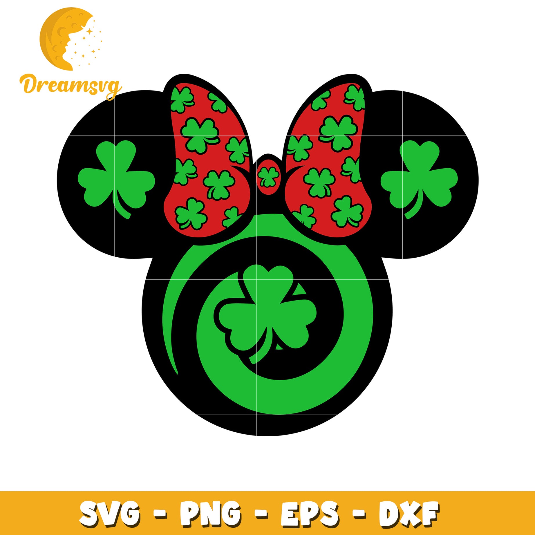 St Patricks Day Mickey Mouse SVG Cut File