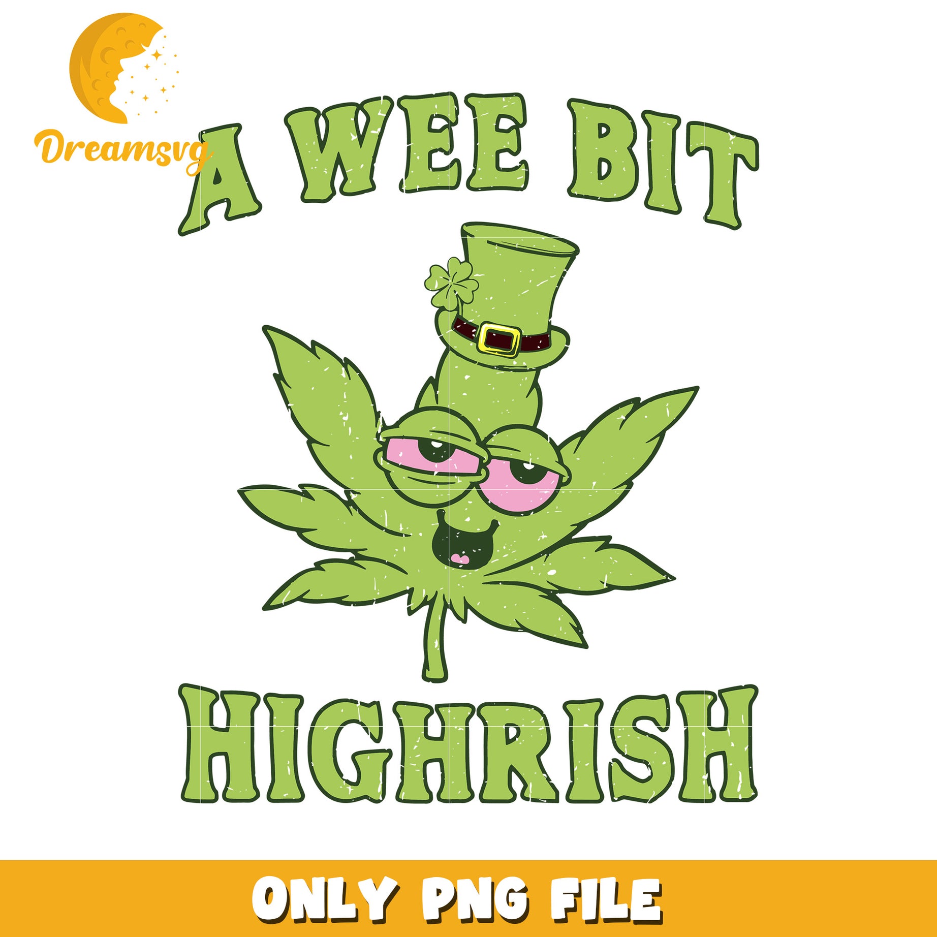 St Patricks Day Weed PNG