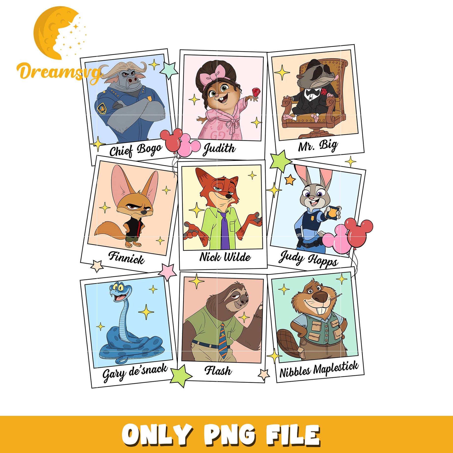 Stamps of zootopia png, zootopia funny png, zootopia design png