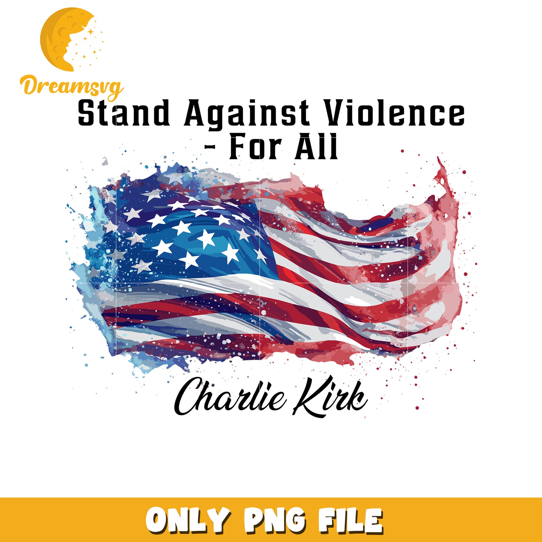 Stand against violence charlie png, charlie kirk cambridge​​ png, ameirca charlie png