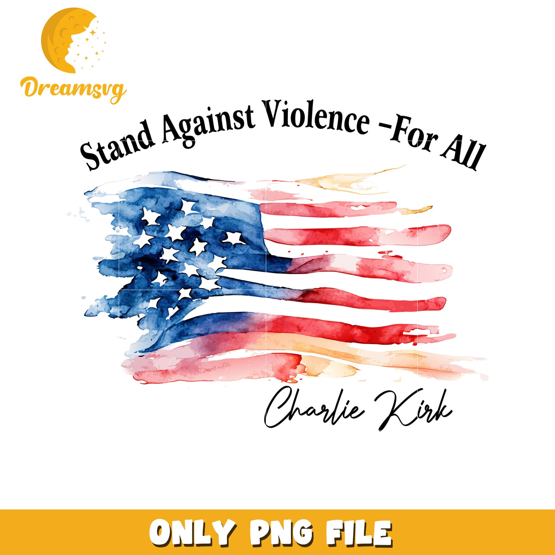 Stand against violence png, charlie kirk flashed​​​​ png, freedom charlie kirk png