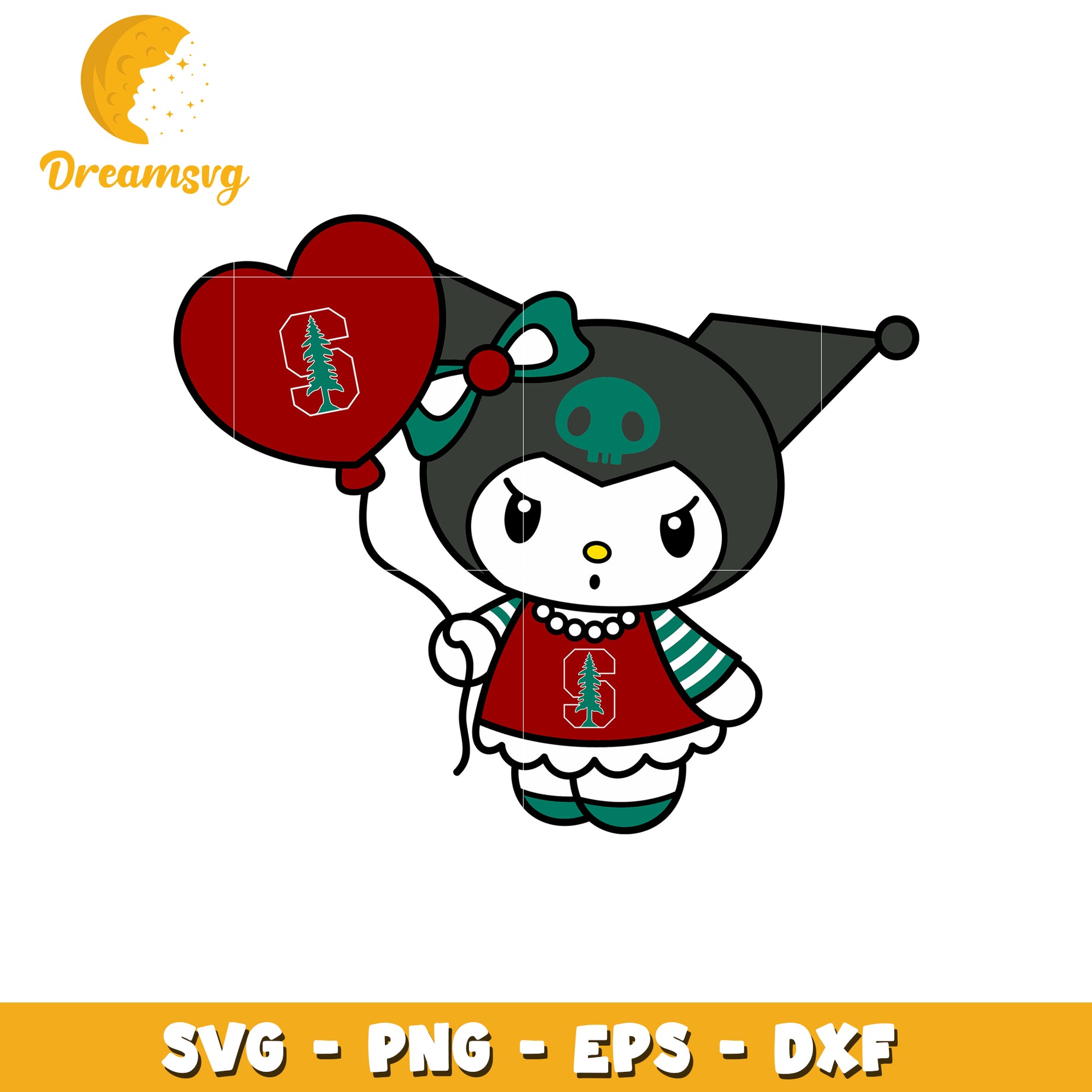 Stanford Kuromi SVG Design