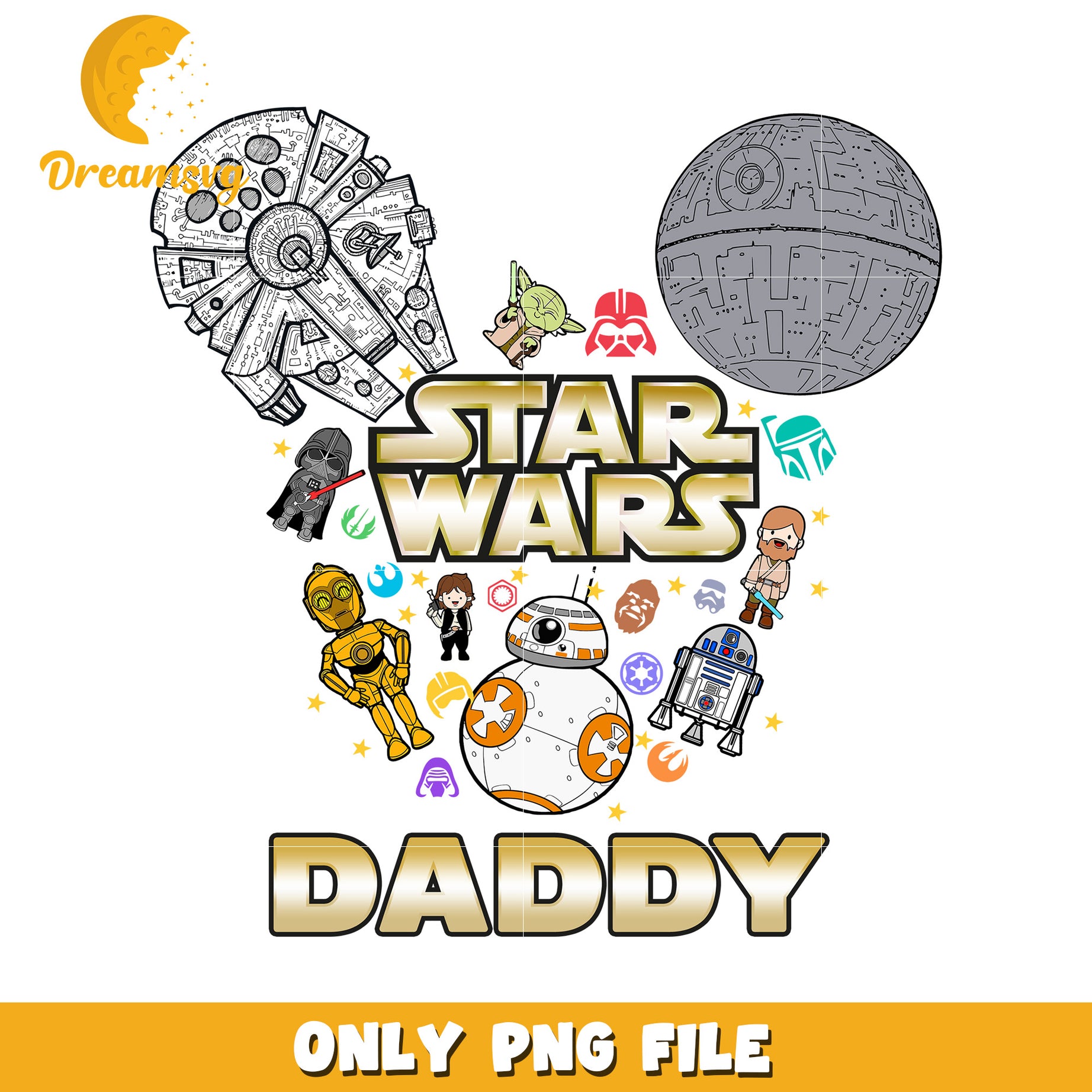 Star Wars Daddy PNG