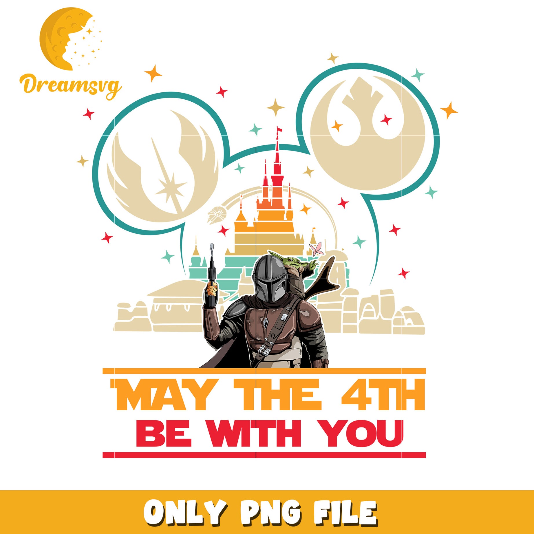 Star Wars Disney PNG Design