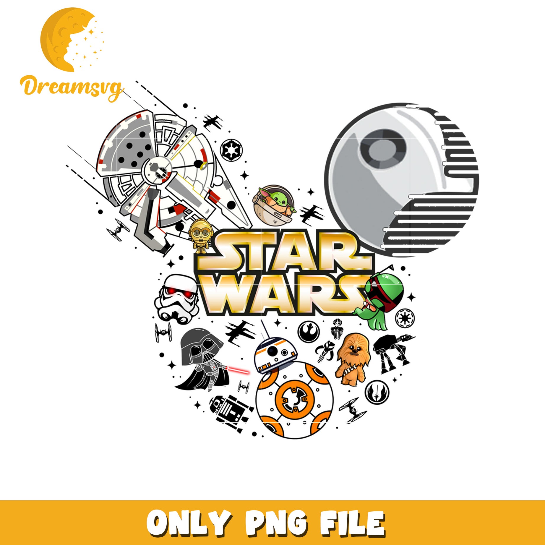 Star Wars PNG Clipart for Fans and Creators Download