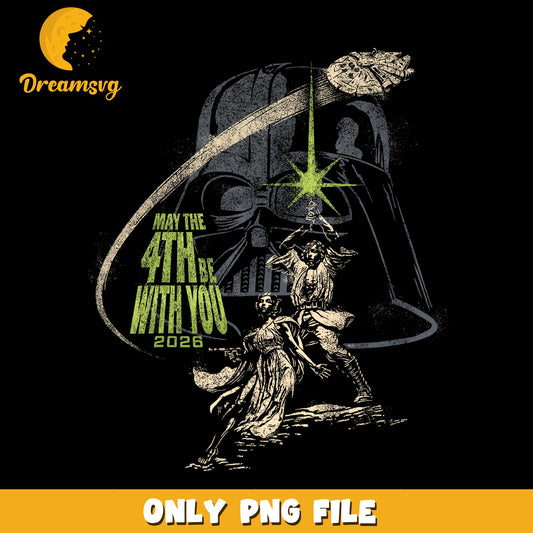 Star Wars May The 4th Be With You 2026 PNG, Darth Vader, Force PNG