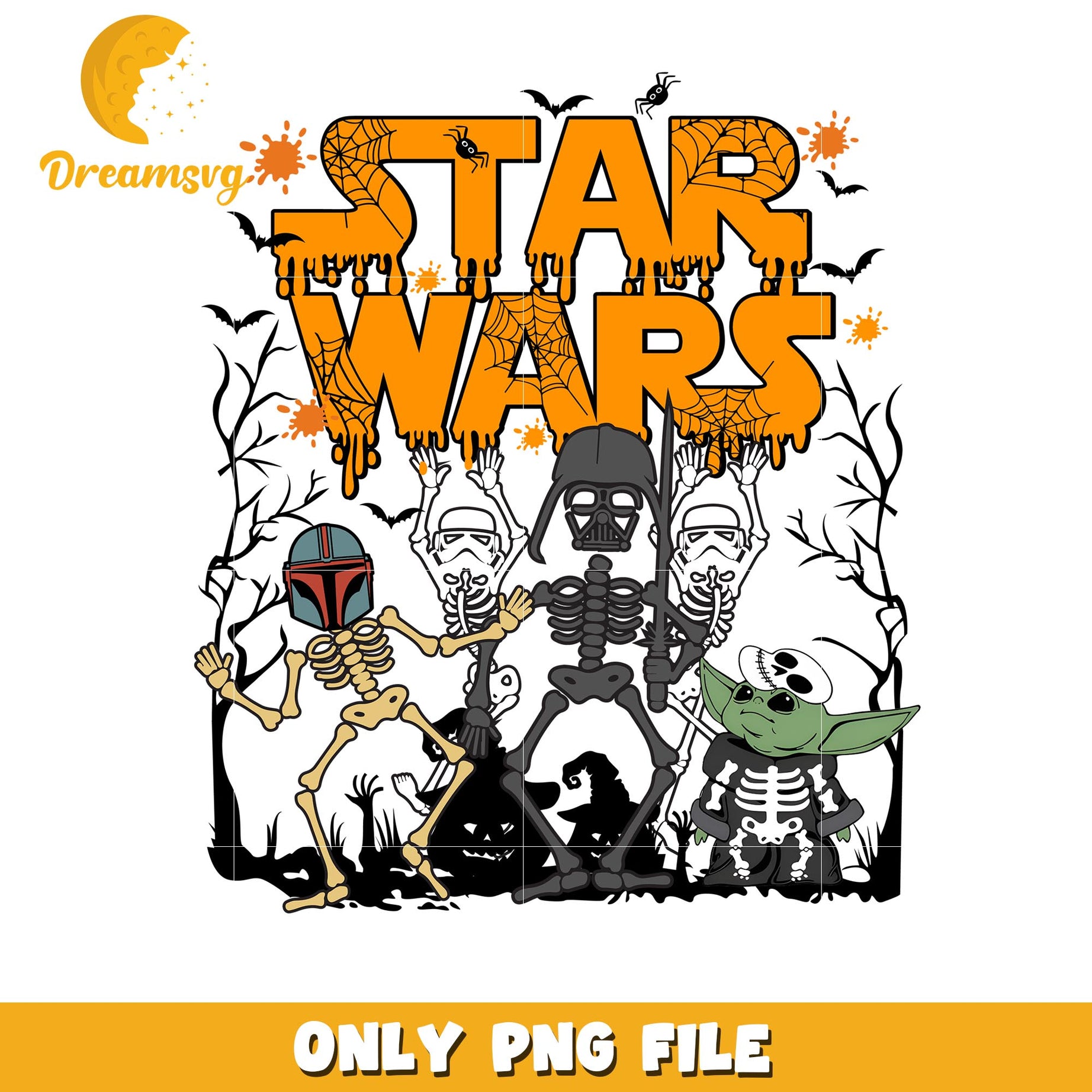 Star war halloween skeleton characters png, Disney Halloween Star War movies png
