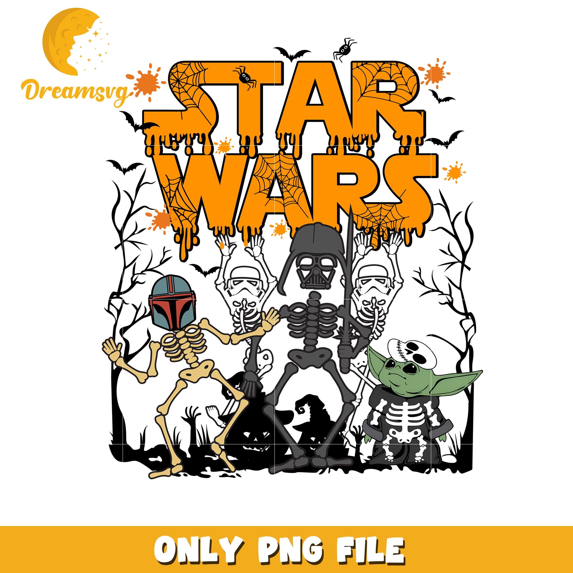 Star war halloween skeleton characters png, Disney Halloween Star War movies png
