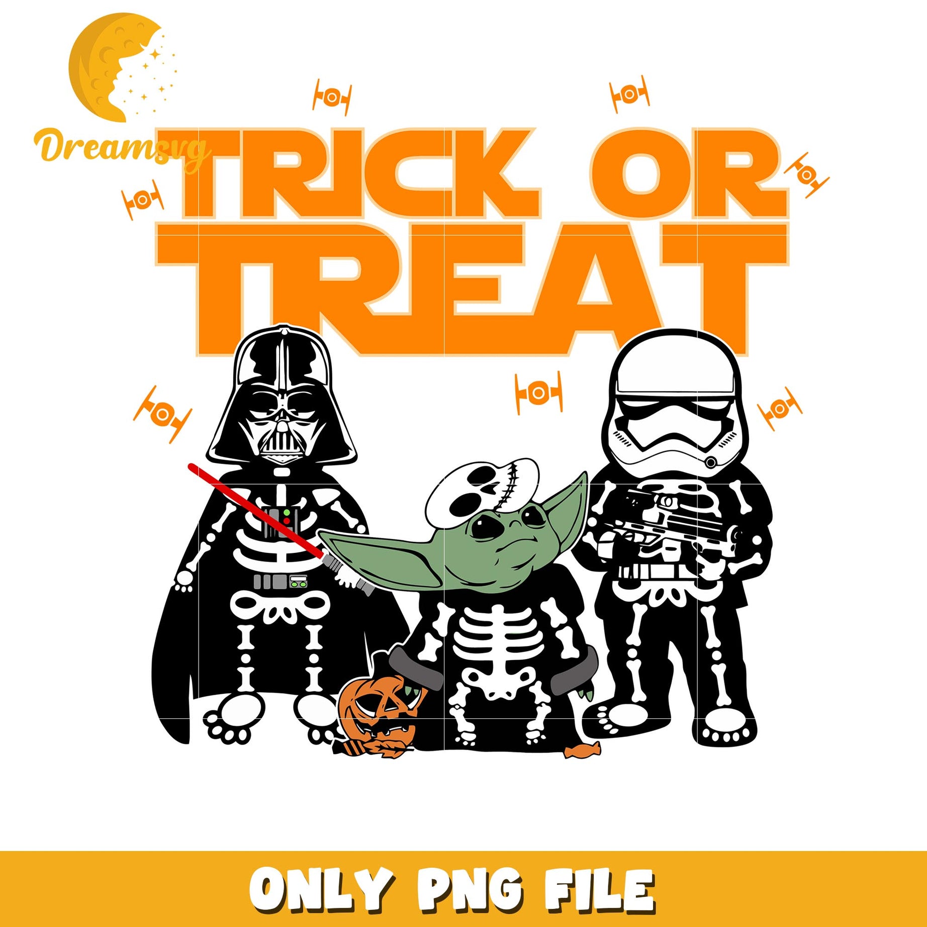 Star war halloween trick or treat png, Disney Halloween Star War movies png