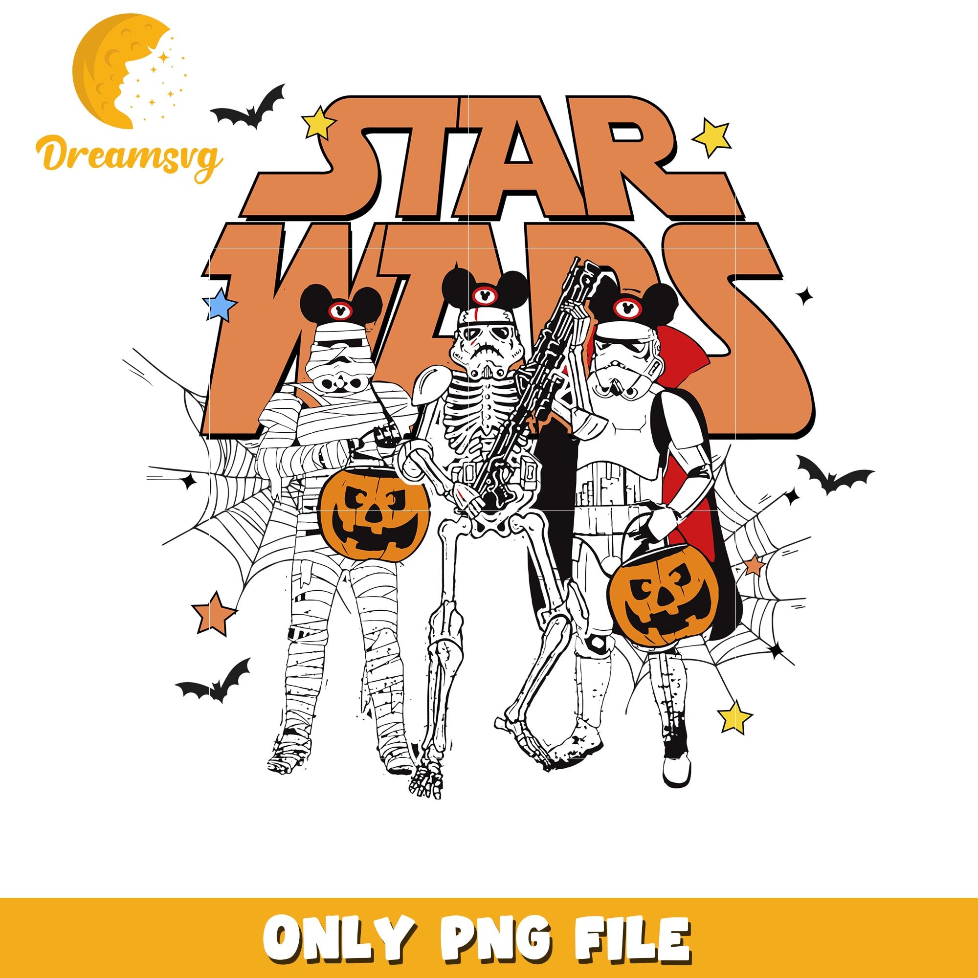 Star war mummy halloween png, Disney world halloween vibes png
