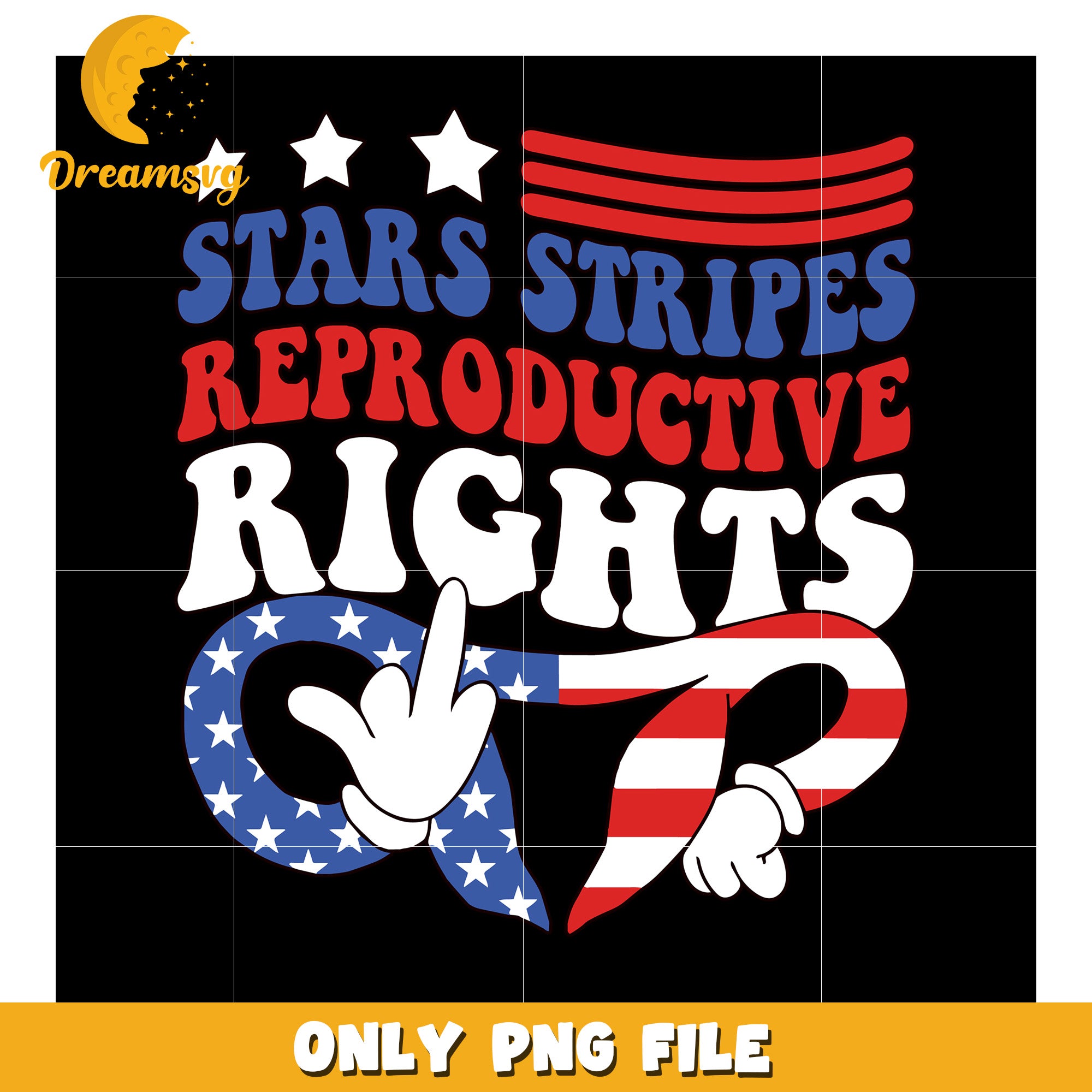 Stars stripes reproductive rights png, usa pride png, red white and bl ...