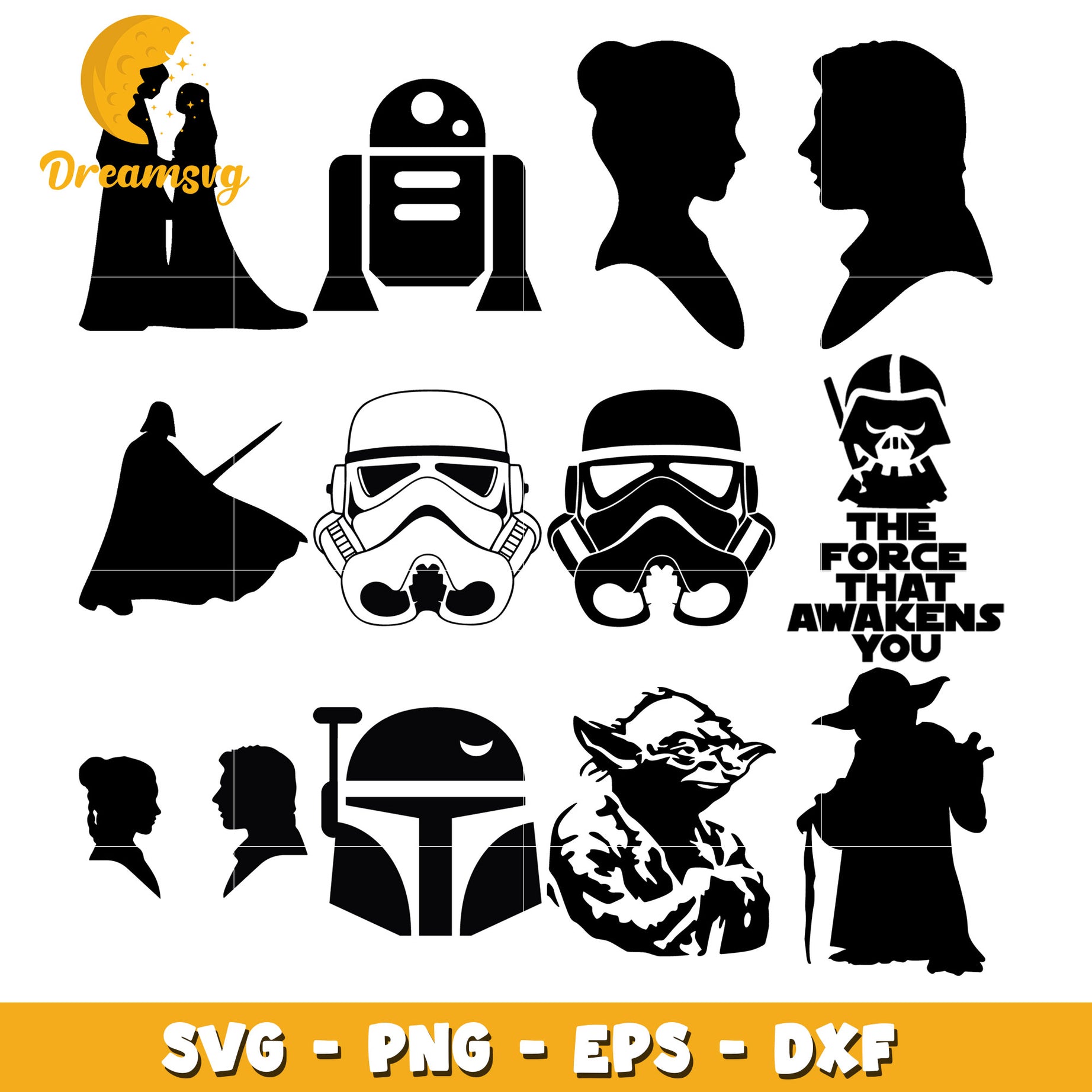 The force that awakens you bundle svg, star wars galaxies svg