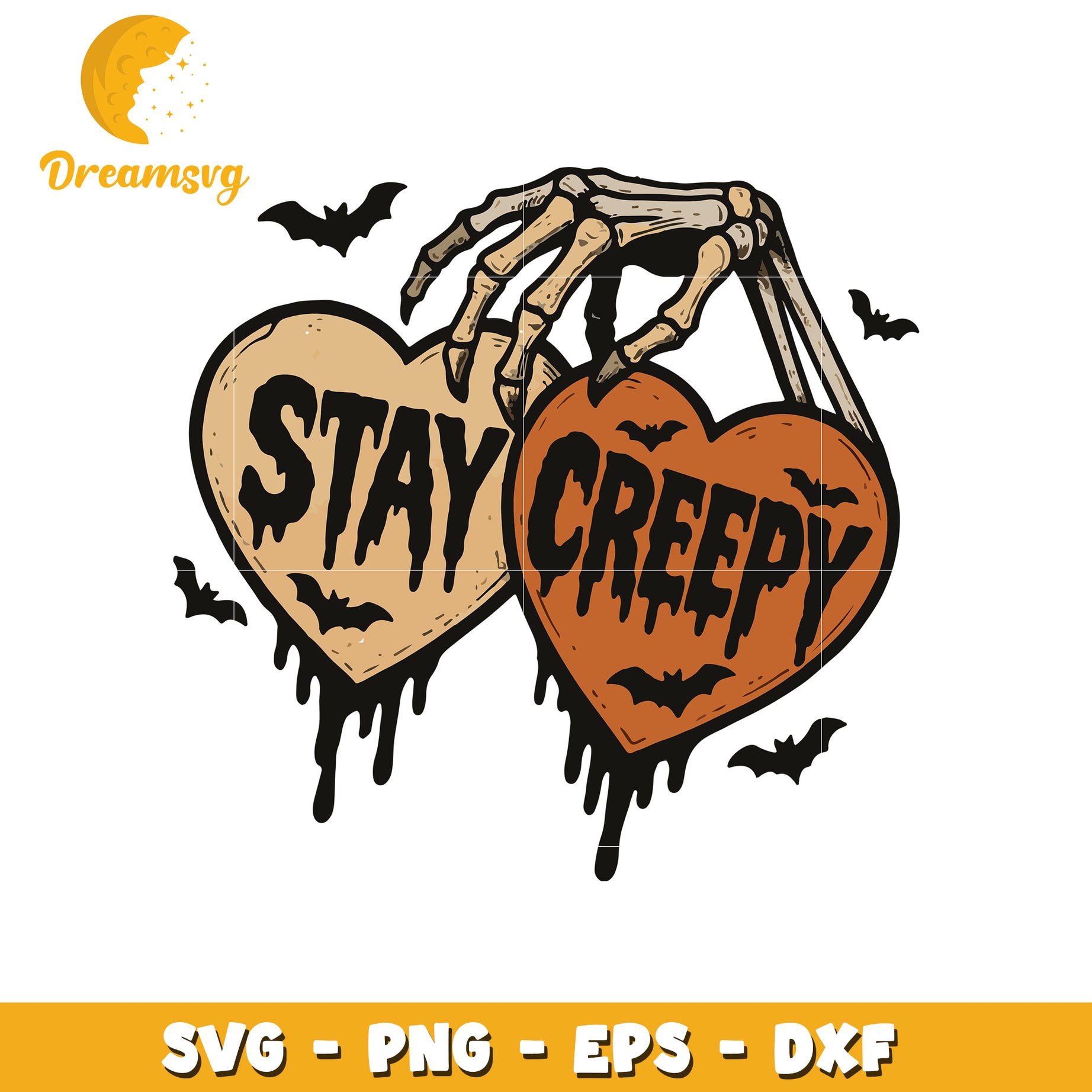 Stay creepy svg, halloween candy svg, halloween characters svg