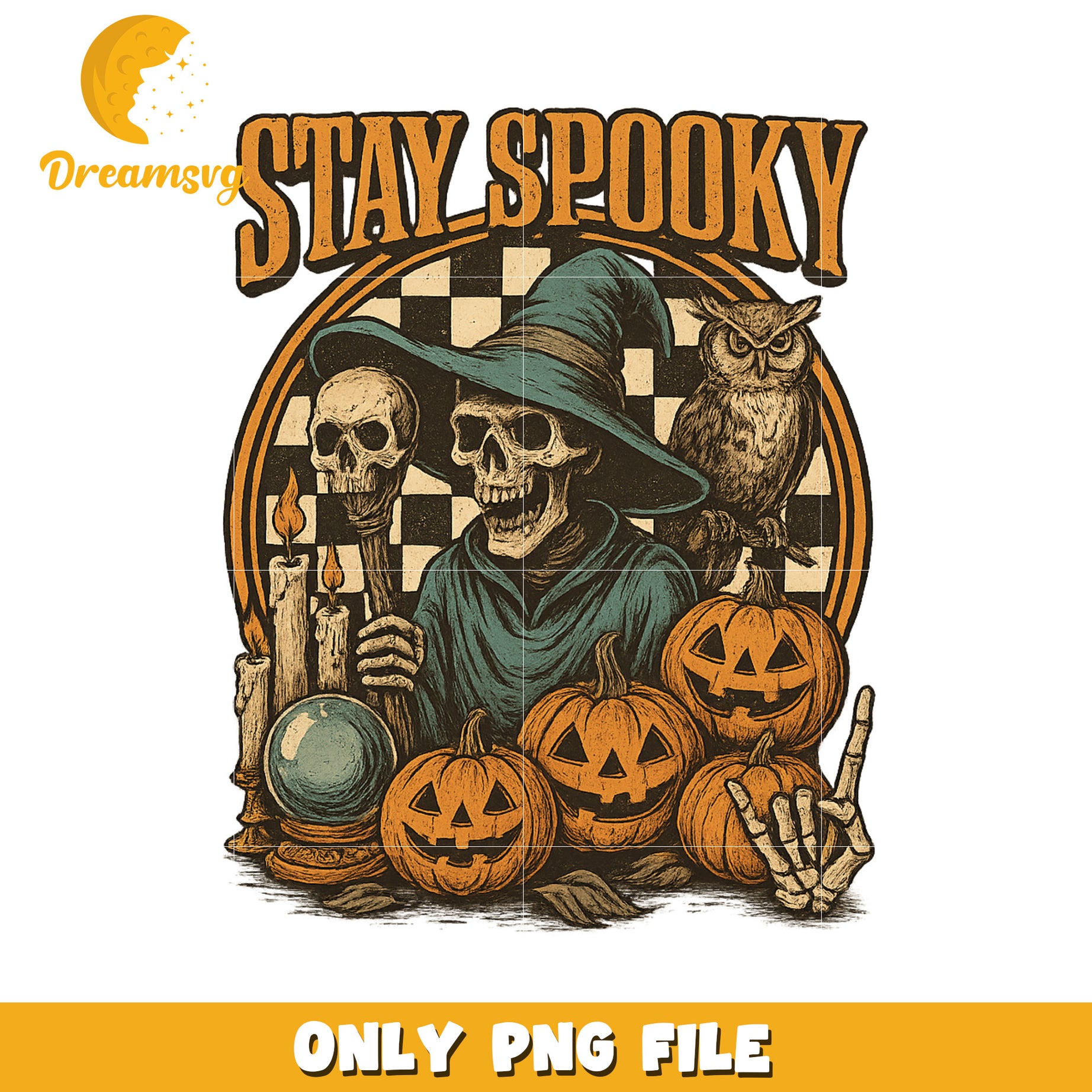 Stay spooky png, greatest time of the year png, halloween png