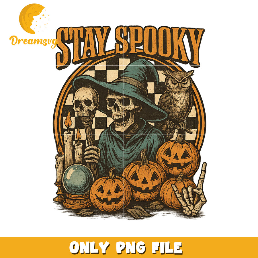 Stay spooky png, greatest time of the year png, halloween png