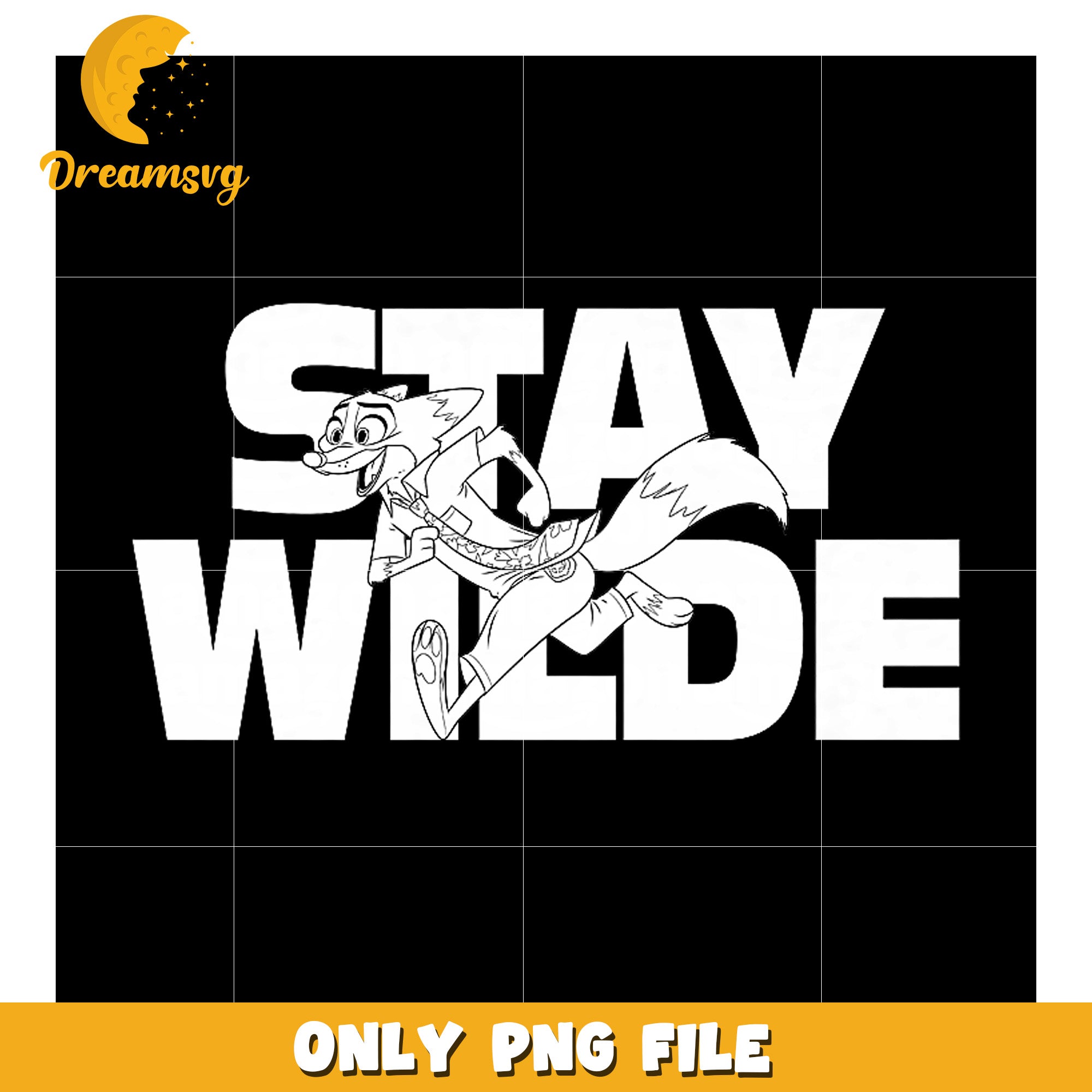 Stay wilde png, disneyland​ png, nick zootopia png
