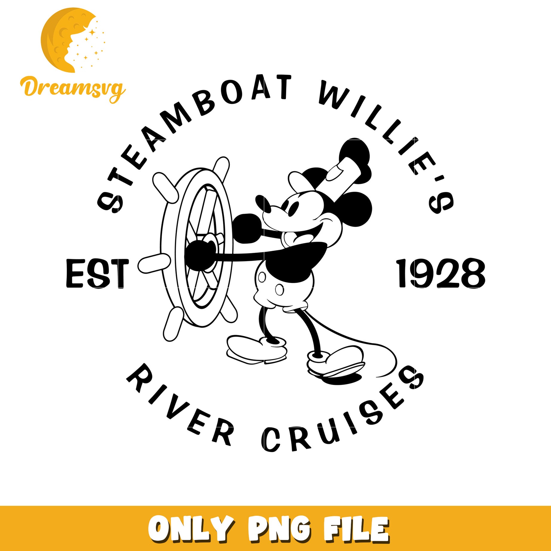 Steamboat Willies River Cruises PNG Clipart Design 1928