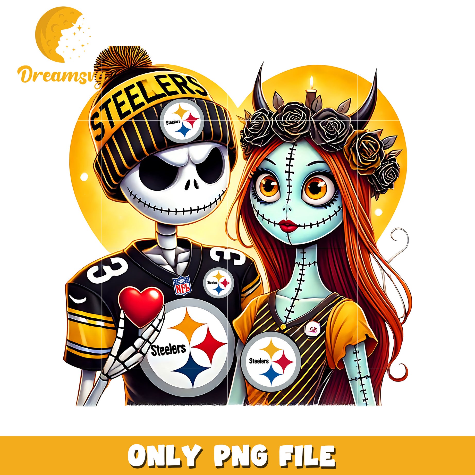 Steelers jack and sally png, super bowl 2025 png, nfl network png