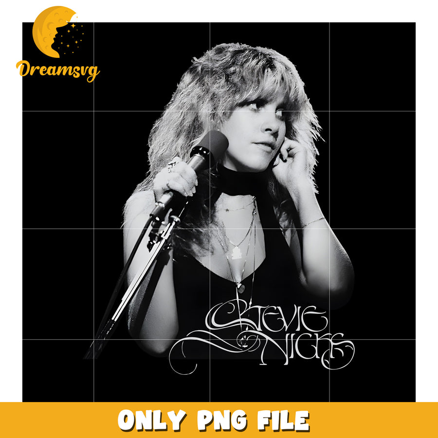 Stevie nicks png, witchy woman vibe png, rock legend aesthetic png