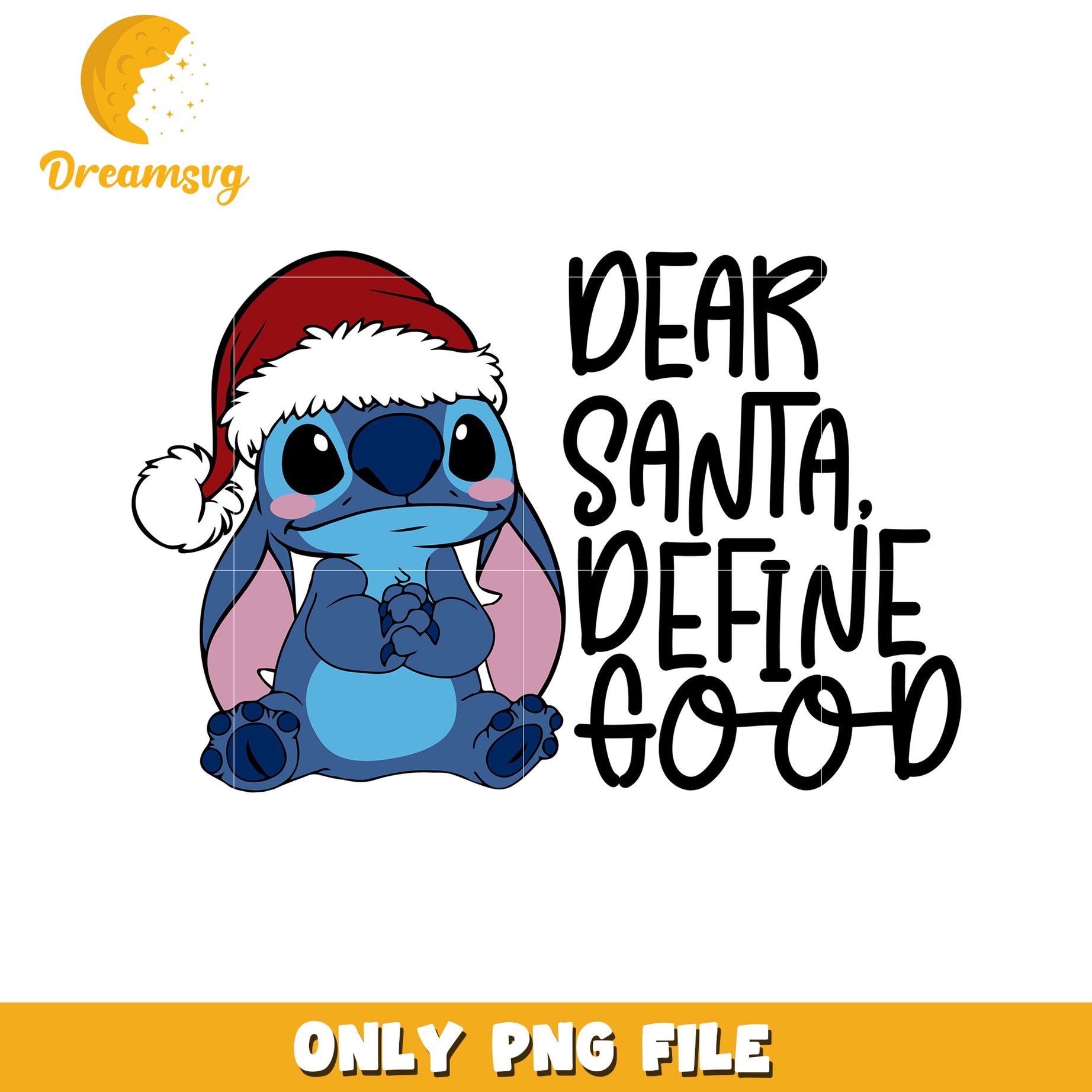 Stitch Christmas PNG Define Good