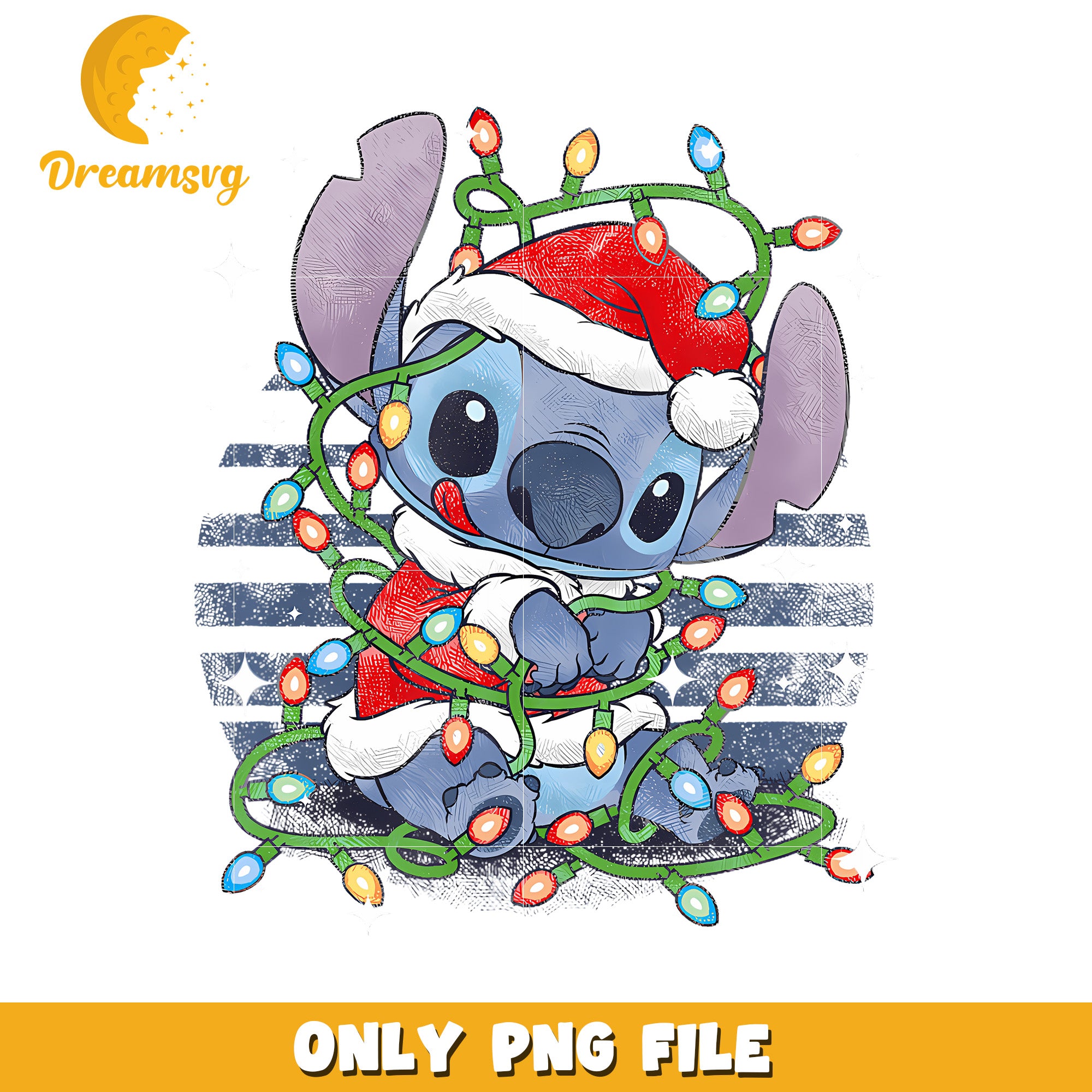 Stitch Christmas Tangled Lights png, cartoon characters png, christmas png