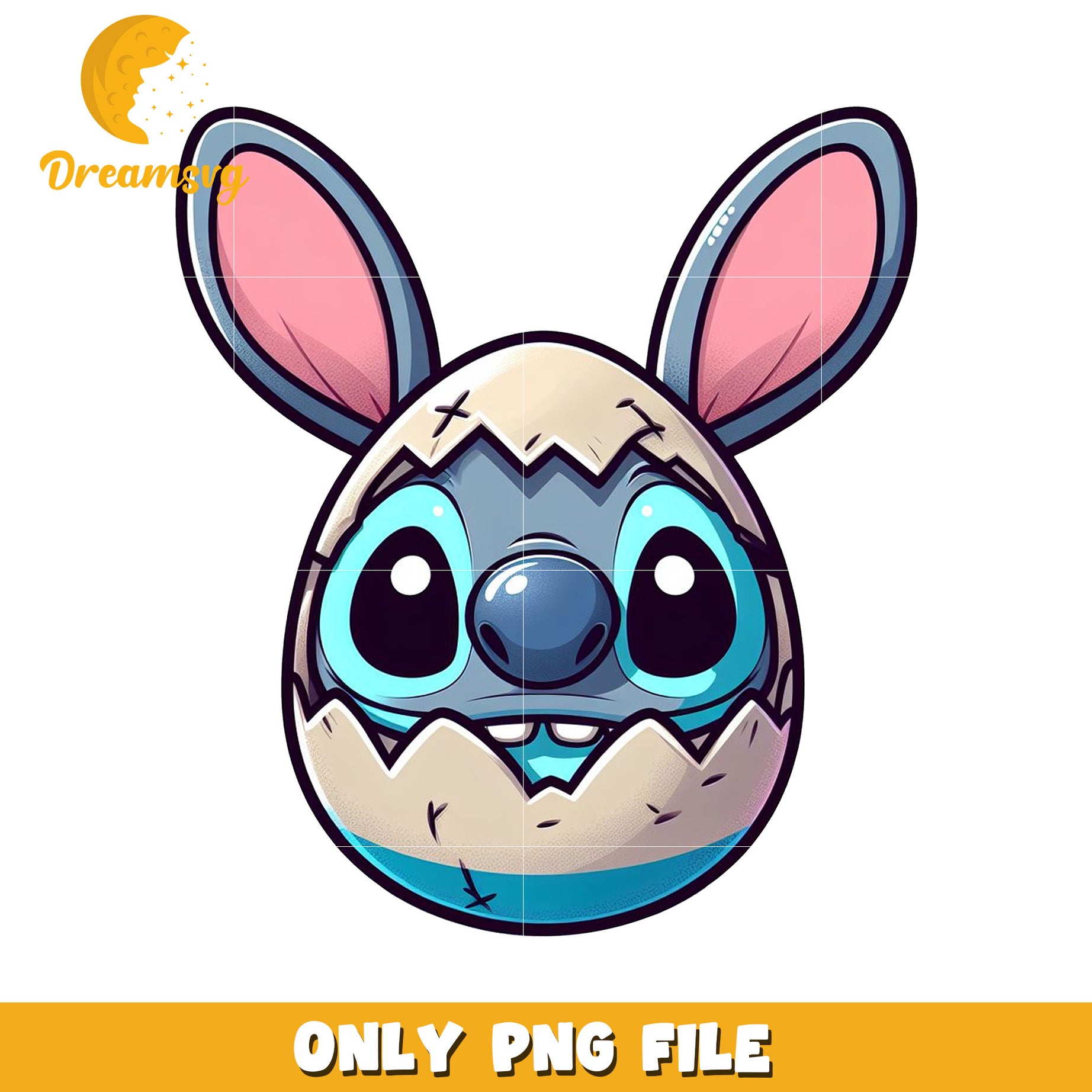 Stitch Easter Bunny PNG Clipart