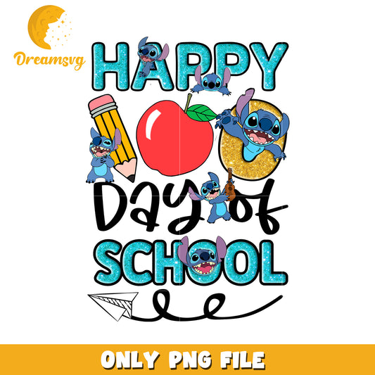 Stitch Happy 100th Day School PNG