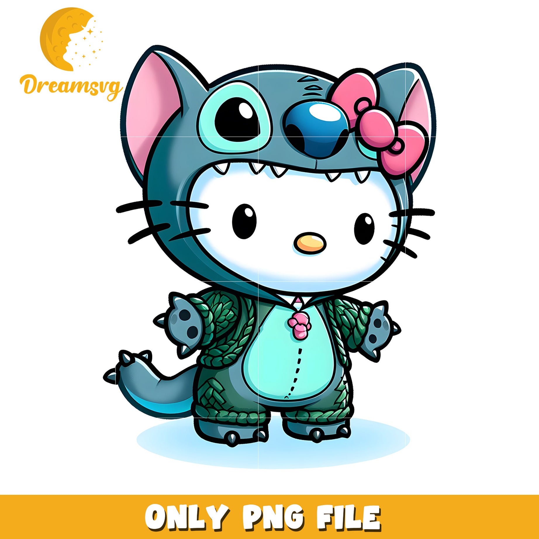 Stitch Hello Kitty PNG Costume