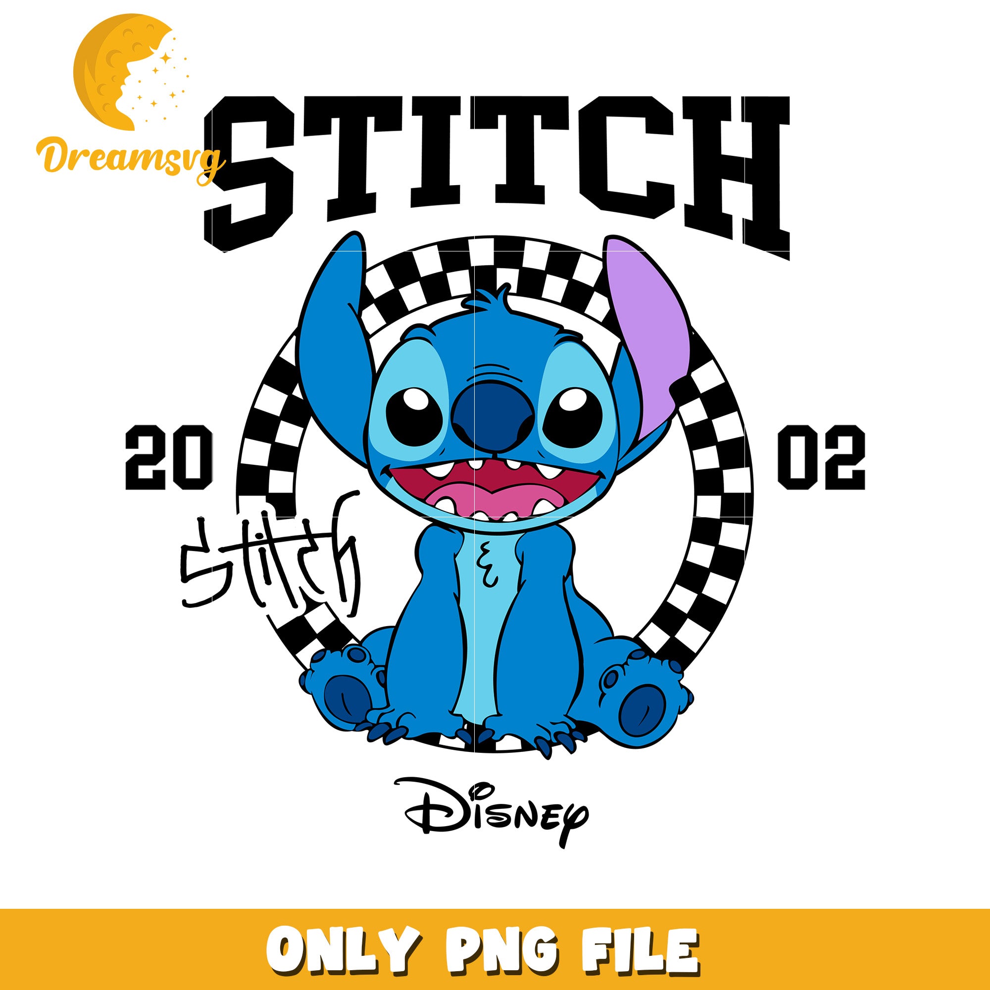 Stitch PNG File, Disney Stitch Character Art, Digital Download