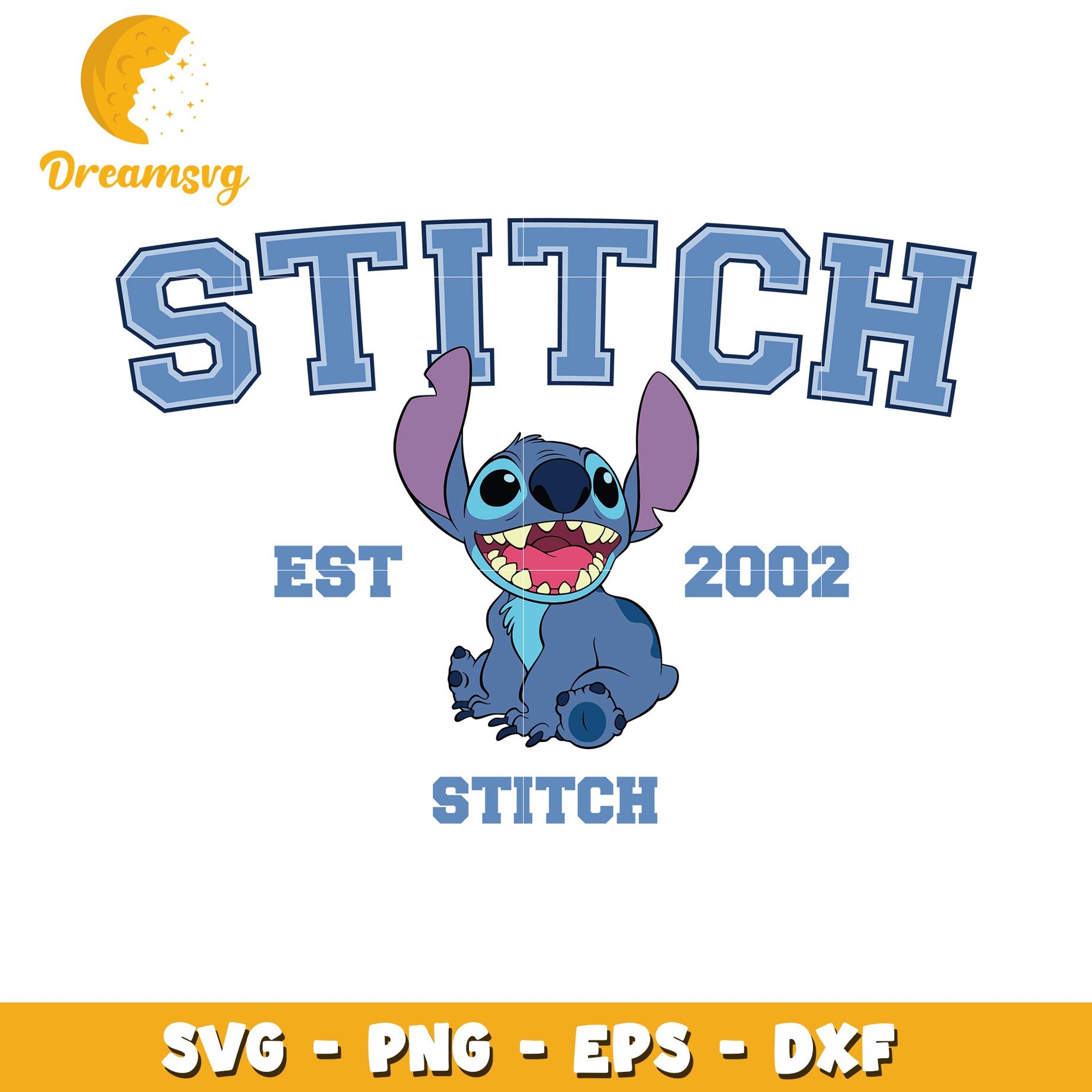 Stitch SVG PNG EPS DXF Cut File