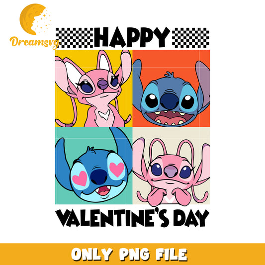 Stitch Valentines Day PNG