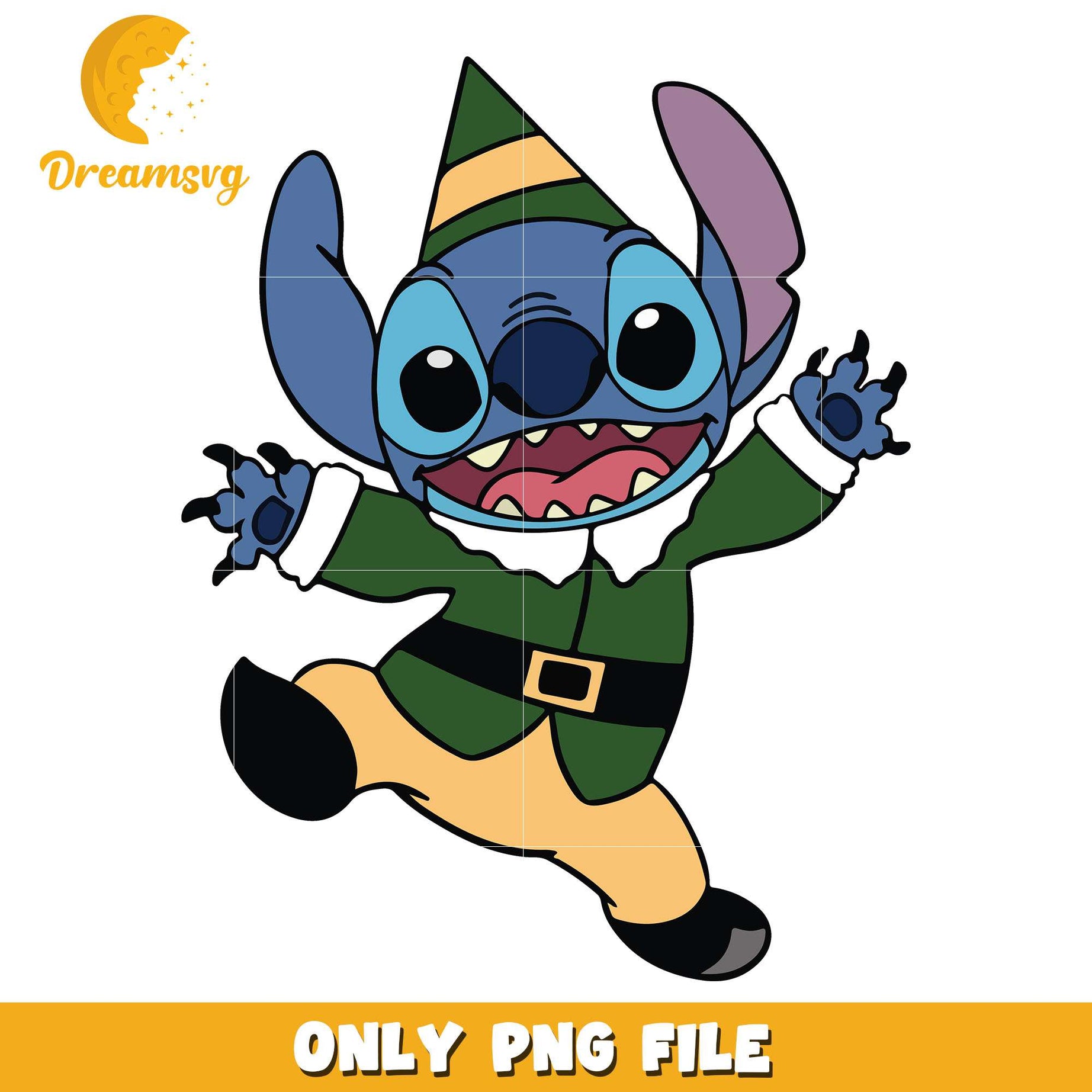 Stitch character dwarf png, stitch character png, christmas png