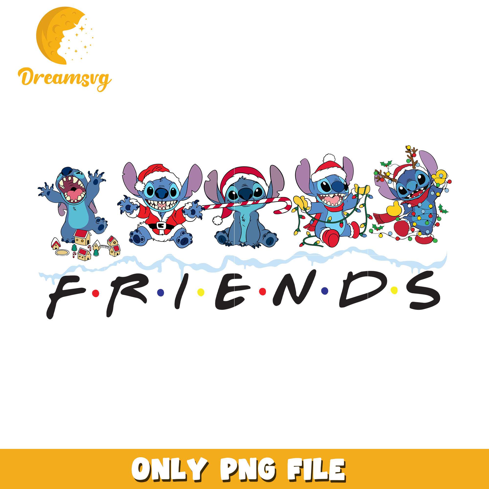 Stitch thing of christmas png, stitch png, christmas png