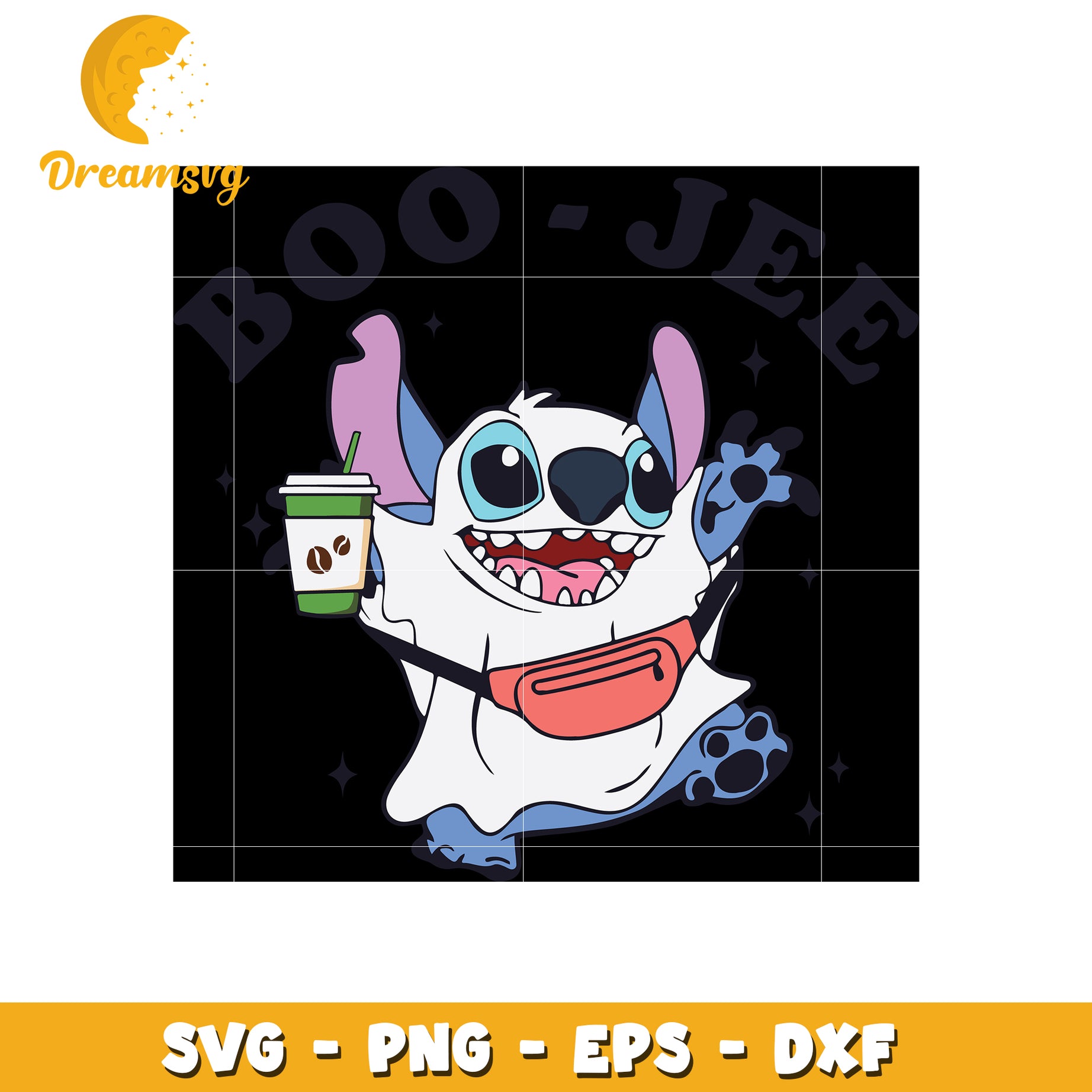 Stitch character boo jee svg, stitch svg, disney character svg