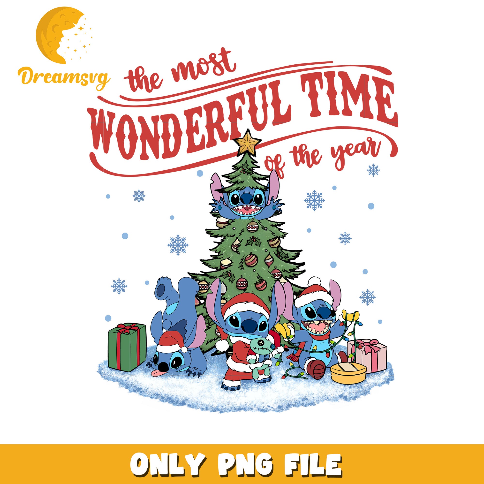 Stitch christmas png, disney png, happy christmas png