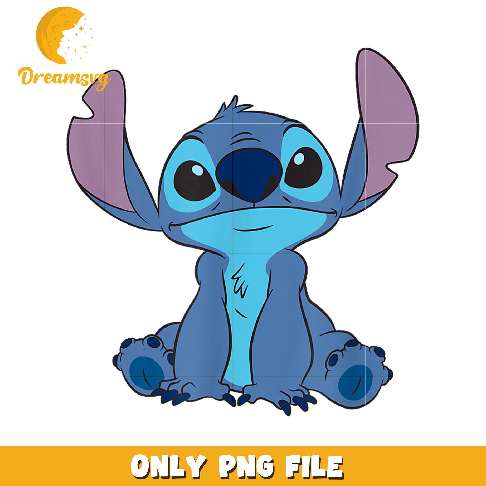 Stitch cute design png, stitch design png, disney stitch png