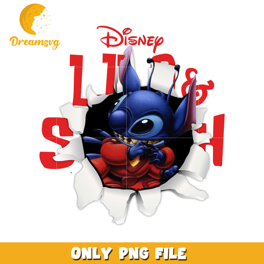 Stitch funny alien design png, stitch design png, disney stitch png