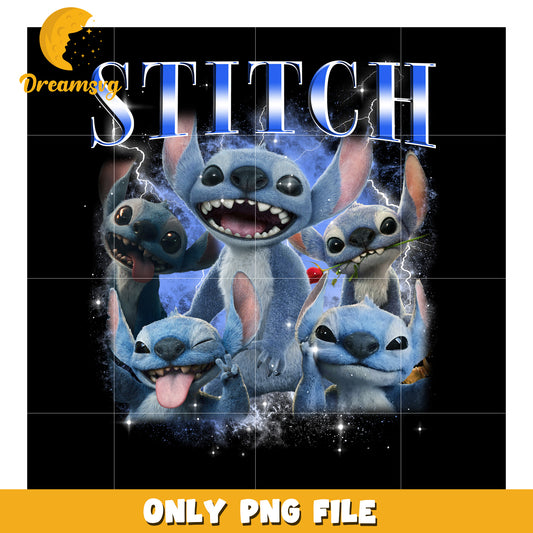Stitch funny design png, stitch design png, disney stitch png