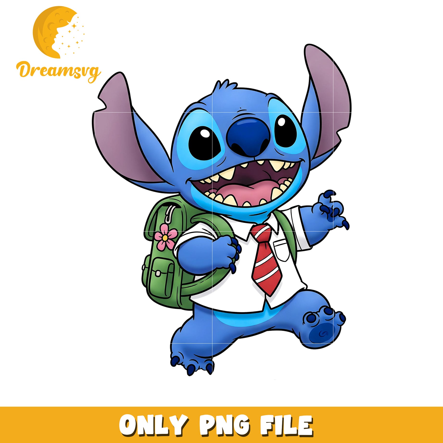 Stitch go to school png, lilo and stitch cartoon png, funny stitch png