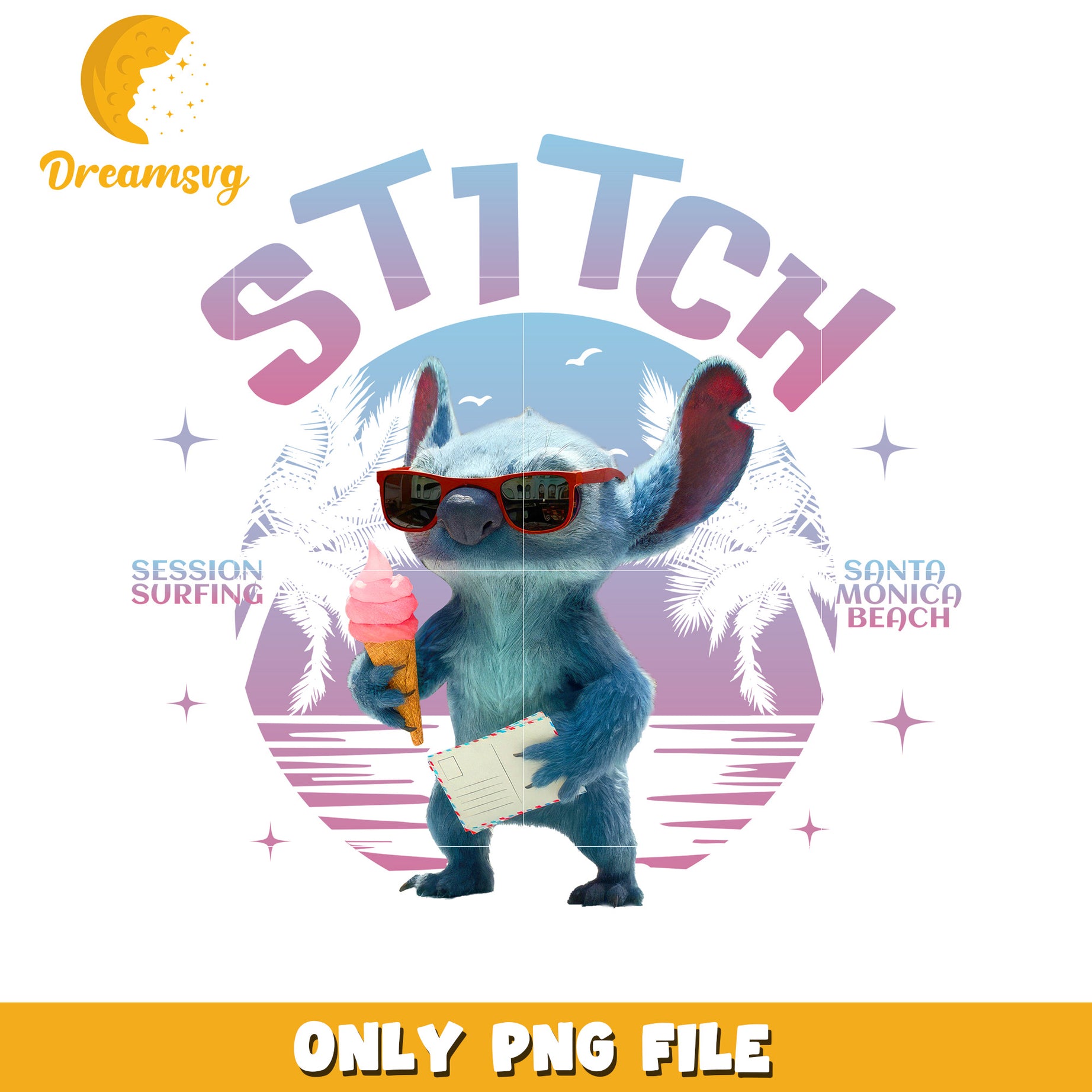 Stitch handing the ice cream png, disney stitch png, lilo and stitch png
