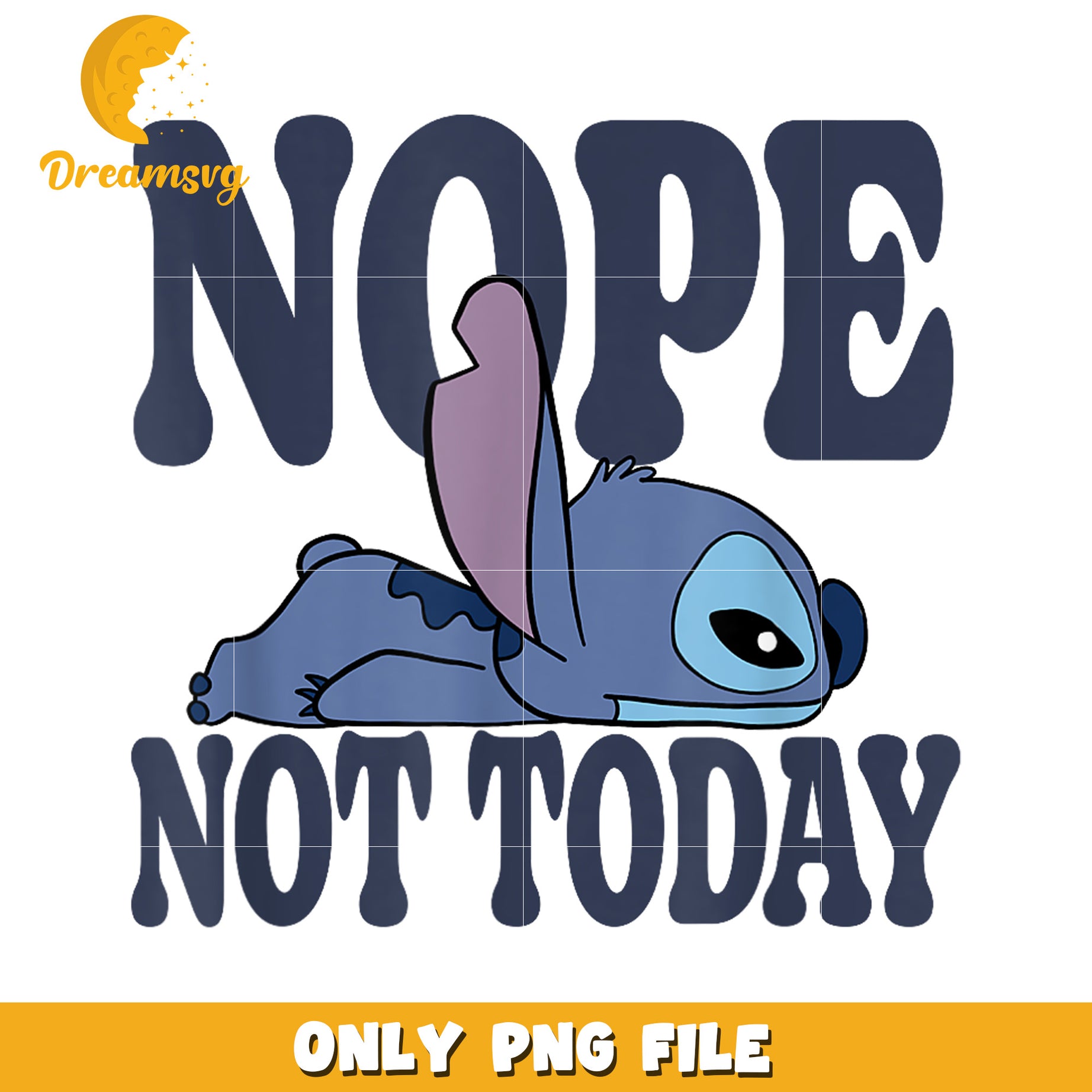 Stitch nope not today png,  sleepy stitch png, lilo and stitch png